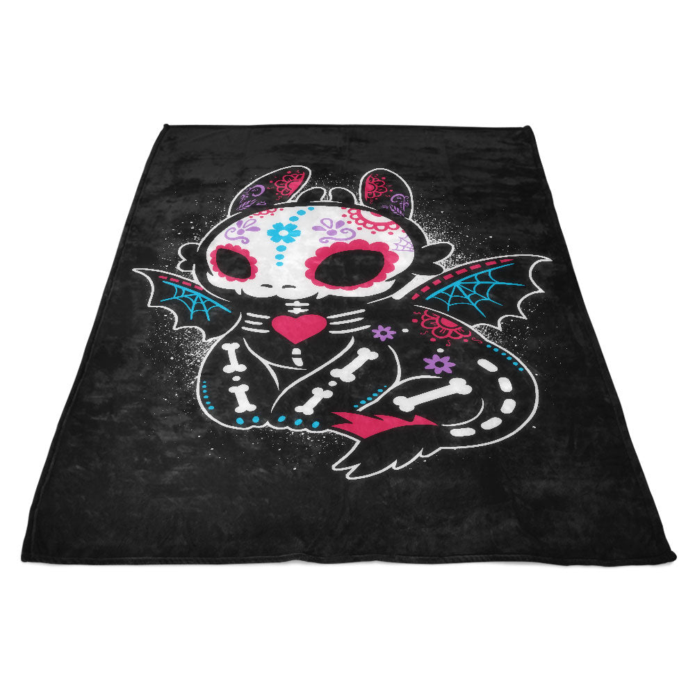 Calavera Fury - Fleece Blanket