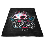 Calavera Fury - Fleece Blanket
