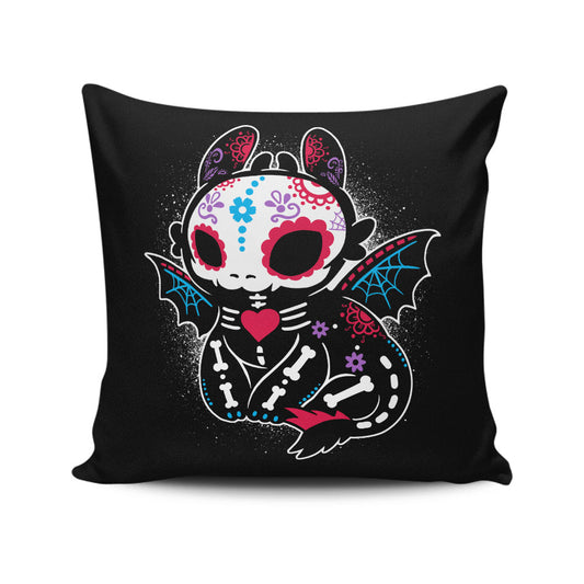 Calavera Fury - Throw Pillow