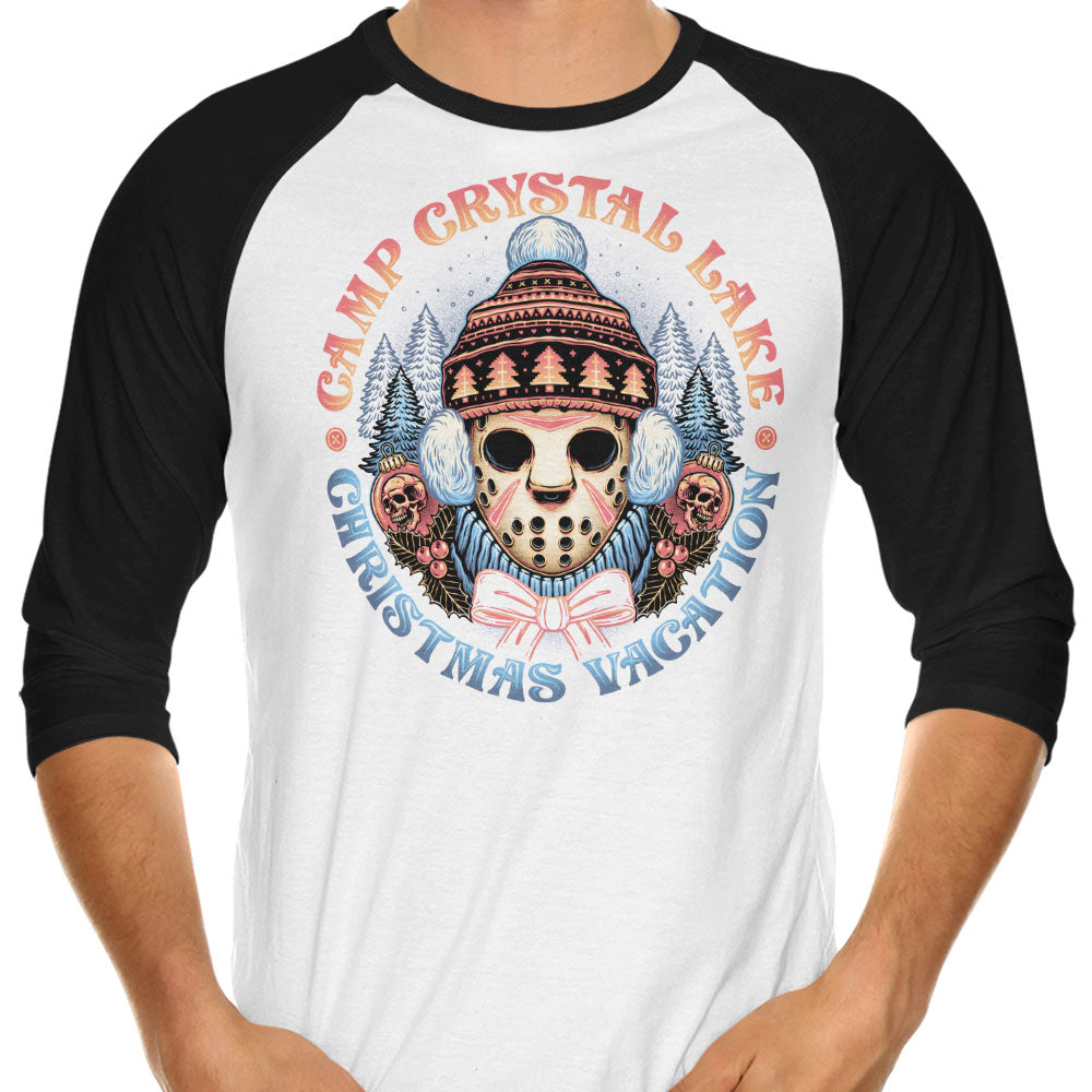 Camp Christmas - 3/4 Sleeve Raglan T-Shirt