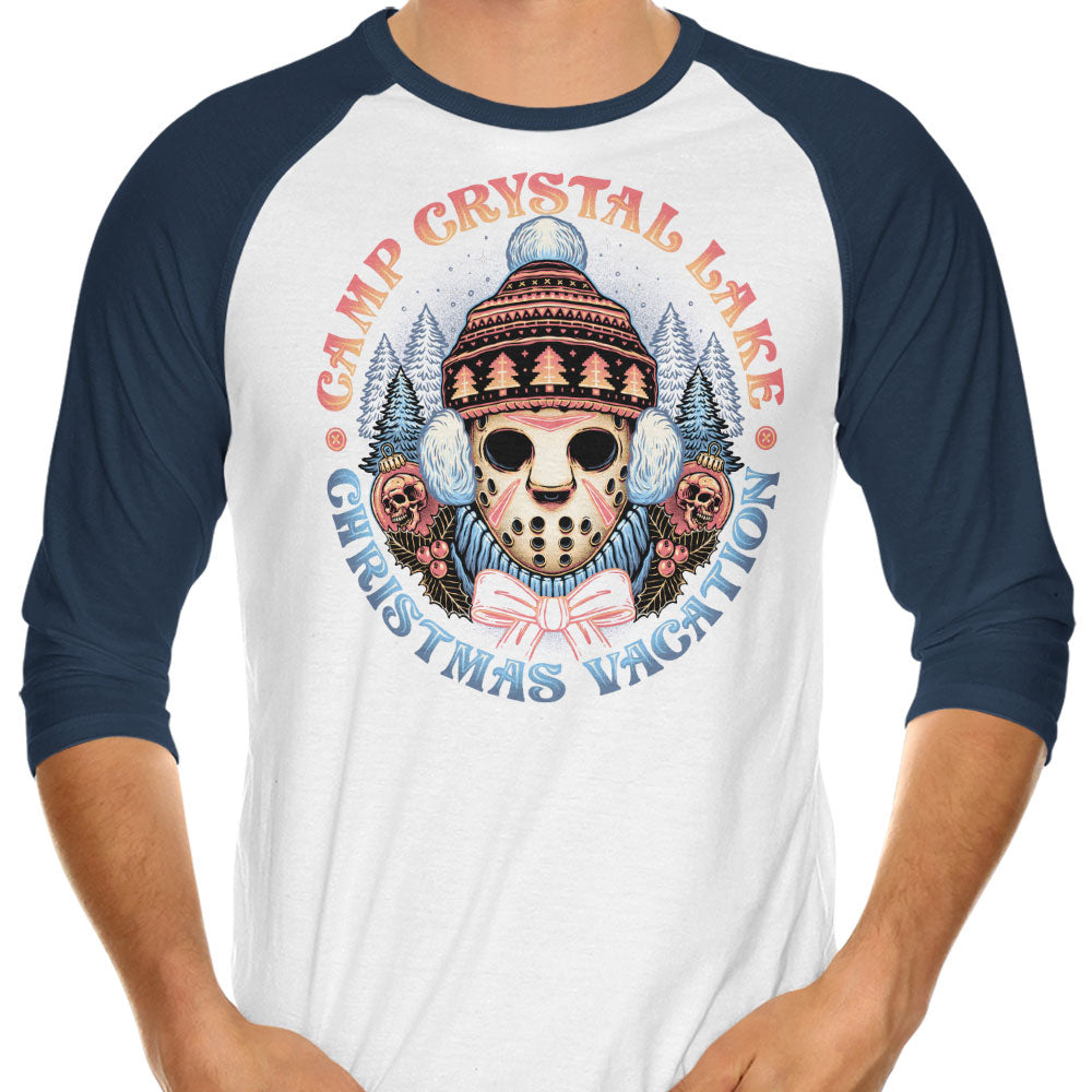 Camp Christmas - 3/4 Sleeve Raglan T-Shirt