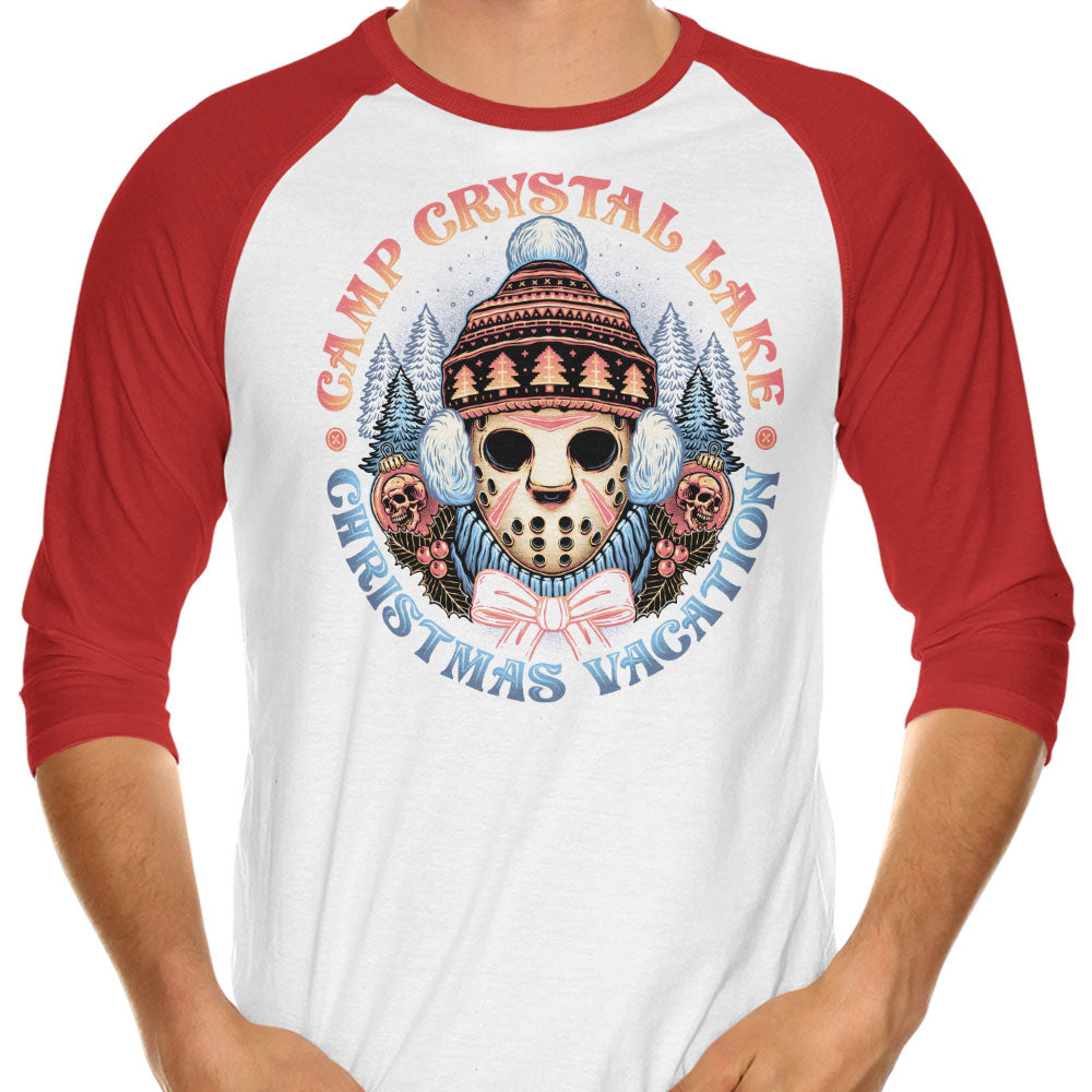 Camp Christmas - 3/4 Sleeve Raglan T-Shirt