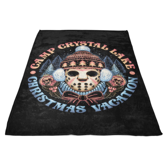 Camp Christmas - Fleece Blanket