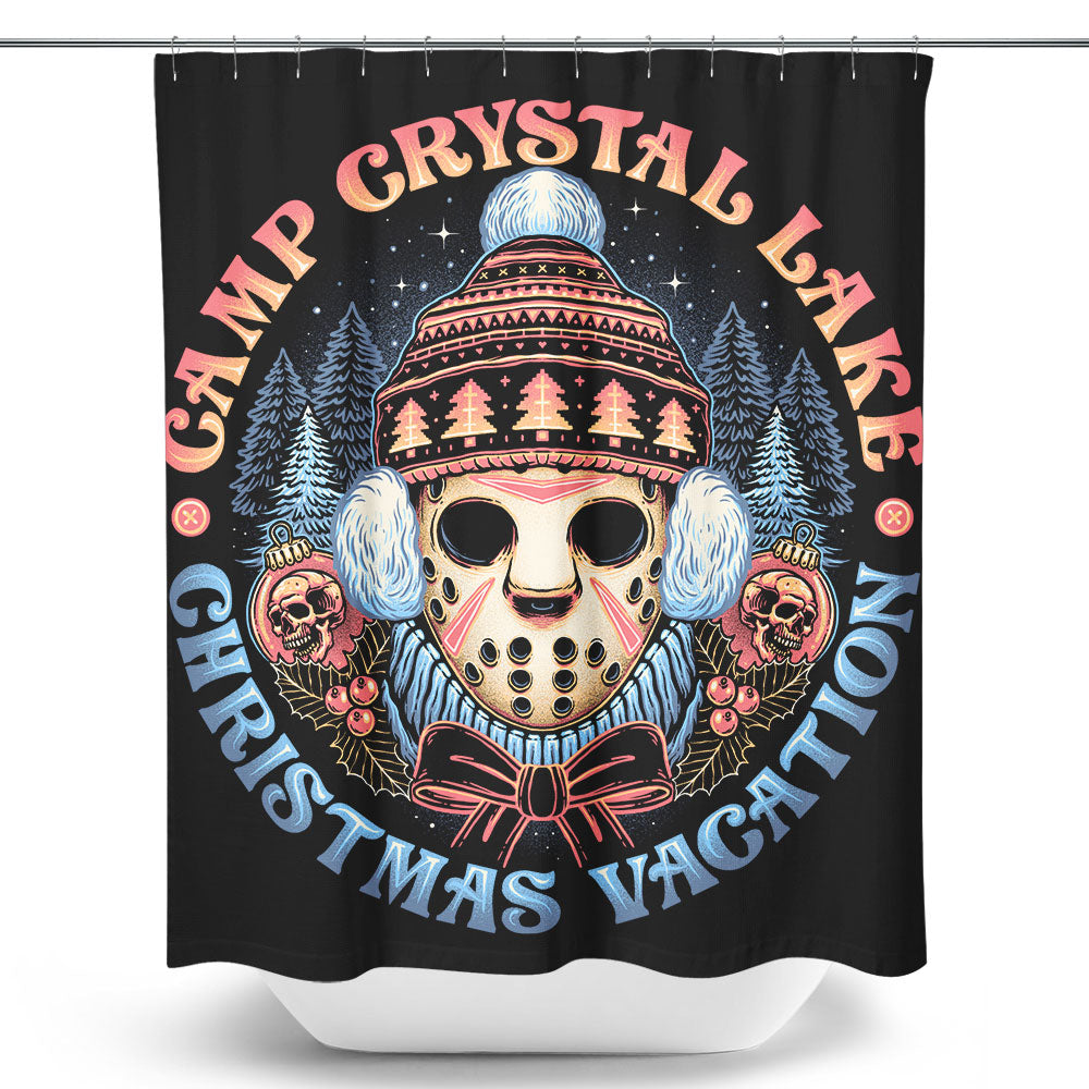 Camp Christmas - Shower Curtain