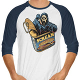 Canned Ghost - 3/4 Sleeve Raglan T-Shirt