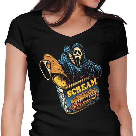 Canned Ghost - Women's V-Neck