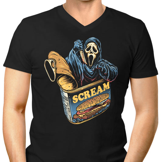 Canned Ghost - Men's V-Neck