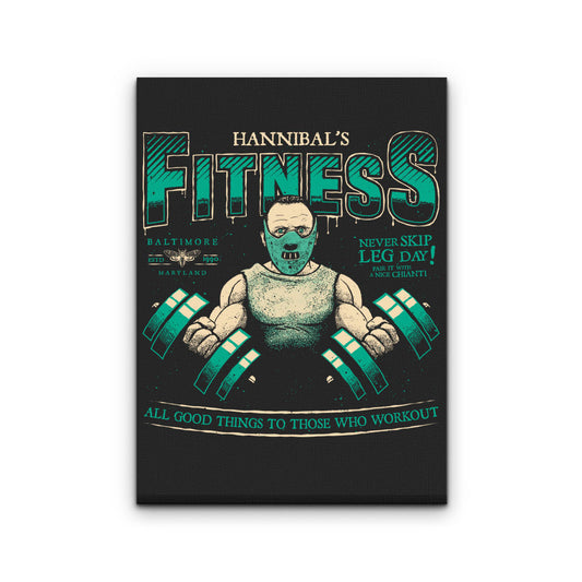 Cannibal Fitness - Canvas Print