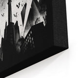 Caped Silhouette - Canvas Print
