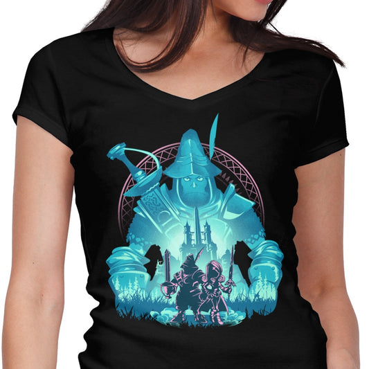 Captain of the Knights - Women's V-Neck