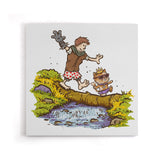Carl and the Princess - Canvas Print