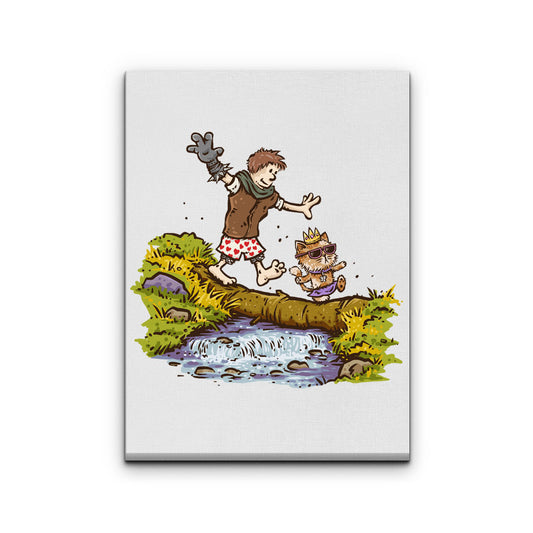 Carl and the Princess - Canvas Print