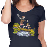 Carl and the Princess - Women's V-Neck