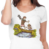 Carl and the Princess - Women's V-Neck