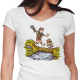 Carl and the Princess - Women's V-Neck