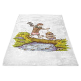 Carl and the Princess - Fleece Blanket
