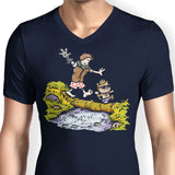 Carl and the Princess - Men's V-Neck