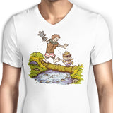Carl and the Princess - Men's V-Neck