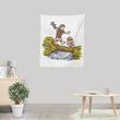 Carl and the Princess - Wall Tapestry