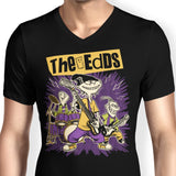 Cartoon Rock Band - Men's V-Neck