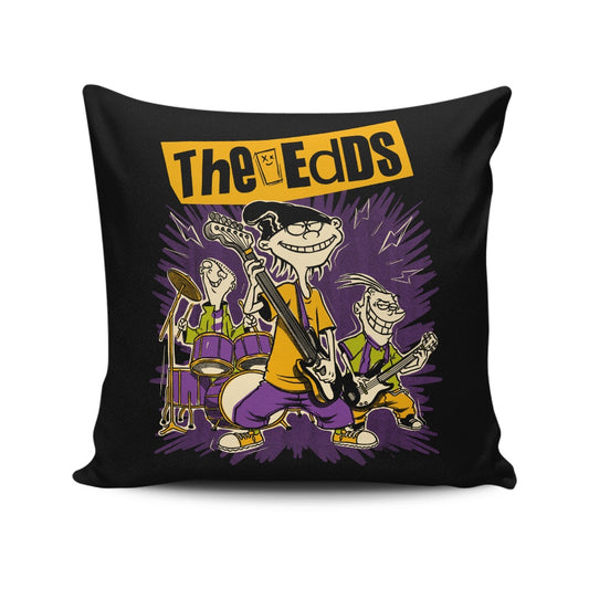 Cartoon Rock Band - Throw Pillow