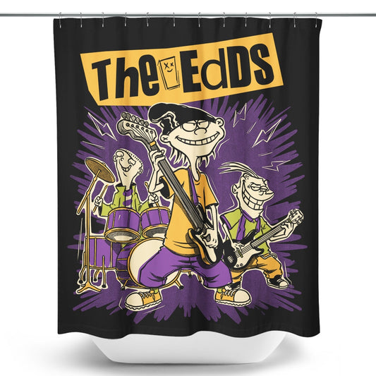 Cartoon Rock Band - Shower Curtain