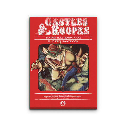 Castles and Koopas - Canvas Print