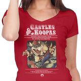 Castles and Koopas - Women's V-Neck
