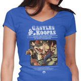 Castles and Koopas - Women's V-Neck