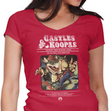 Castles and Koopas - Women's V-Neck