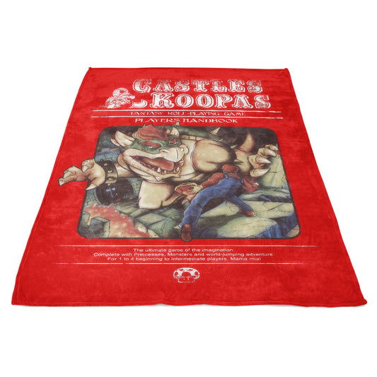 Castles and Koopas - Fleece Blanket