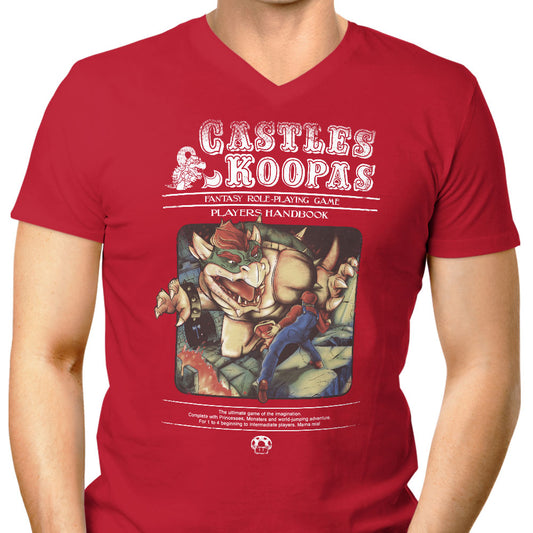 Castles and Koopas - Men's V-Neck