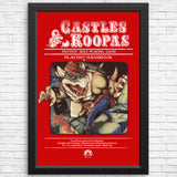 Castles and Koopas - Posters & Prints