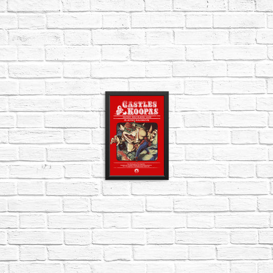 Castles and Koopas - Posters & Prints