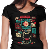 Cat Master Plan - Women's V-Neck