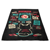 Cat Master Plan - Fleece Blanket