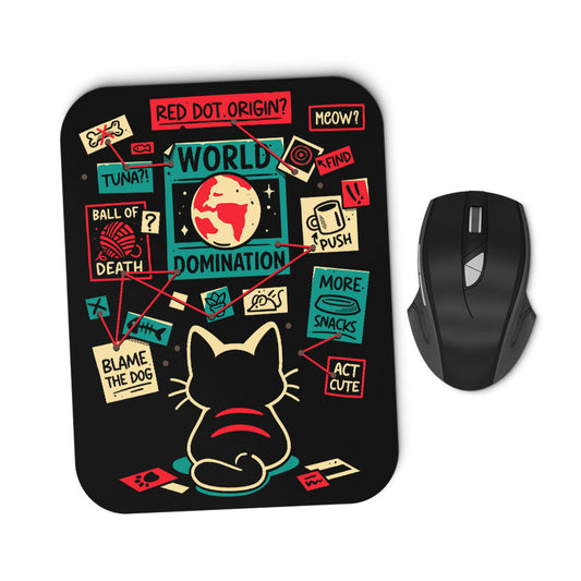 Cat Master Plan - Mousepad