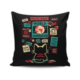 Cat Master Plan - Throw Pillow