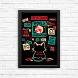 Cat Master Plan - Posters & Prints