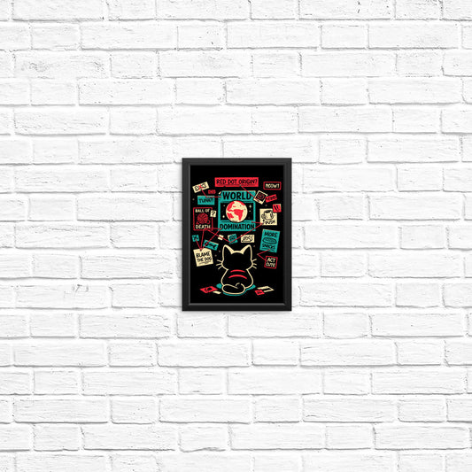 Cat Master Plan - Posters & Prints