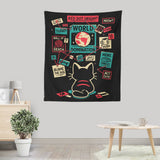 Cat Master Plan - Wall Tapestry