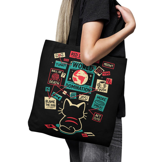 Cat Master Plan - Tote Bag