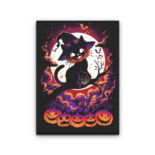 Cat O'Lantern - Canvas Print