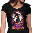 Cat O'Lantern - Women's V-Neck
