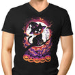 Cat O'Lantern - Men's V-Neck
