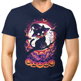 Cat O'Lantern - Men's V-Neck