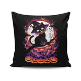 Cat O'Lantern - Throw Pillow