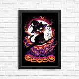 Cat O'Lantern - Posters & Prints