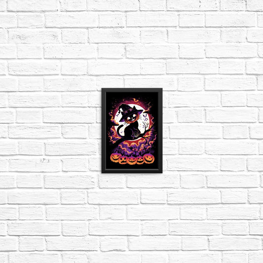 Cat O'Lantern - Posters & Prints