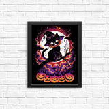 Cat O'Lantern - Posters & Prints